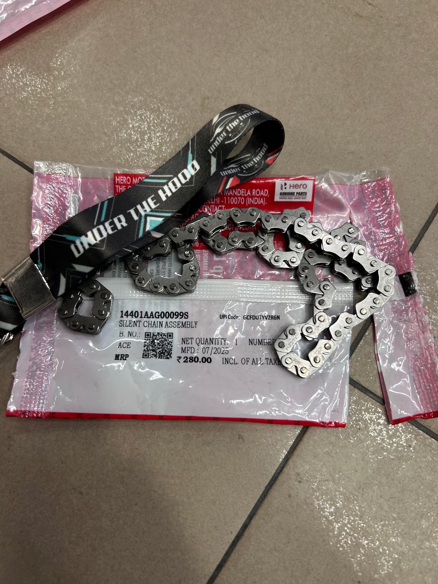 Genuine Parts Glamour Chain Kit Price Hero Chain Sprocket Kit