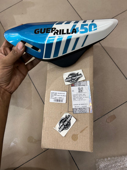 Royal Enfield RAV02101/B – Side Panel Assy, RH, Brava Blue (Brava Blue) for Guerrilla 450 (BS6) – Genuine OEM