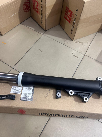 Royal Enfield Classic 350 Reborn RH Front Fork Assembly Texture Black RAH00913/A