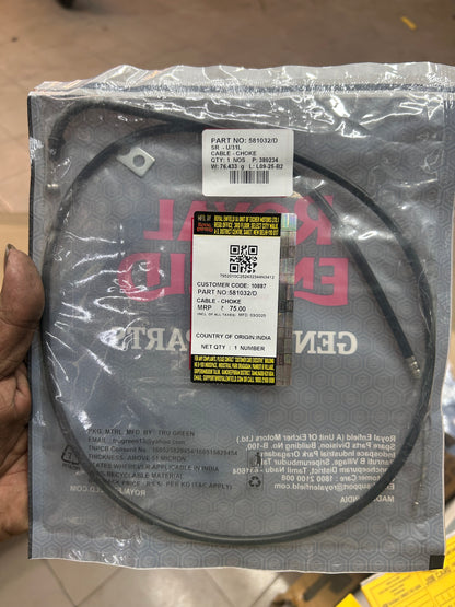 royal enfield classic 500 choke cable | under the hood
