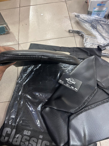 Heavy Duty Seat Cover Set for Royal Enfield Classic 350 & Classic 500 UCE – Black Split Seat Cover Kit (Aftermarket)