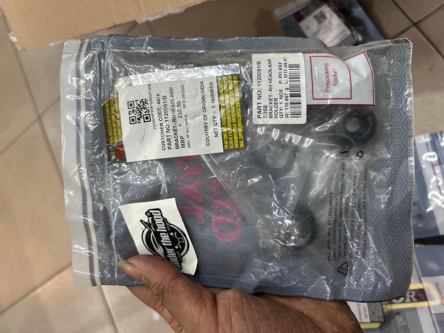 Royal Enfield Thunderbird X 350/500 Right Headlamp Holder Bracket – 1120091/B
