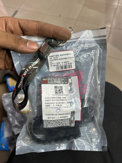 Royal Enfield Left Rider Footrest Assembly – OEM (RAE00481) for Bear 650