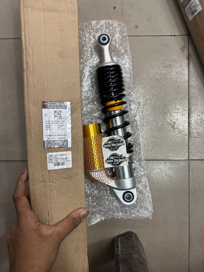 Royal Enfield Rear Suspension Unit – 148077/F | OEM Rear Shock Absorber for Interceptor 650 & Continental GT 650 (2019–2022)