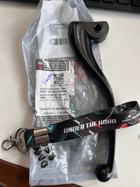 Royal Enfield RAL00205/B Clutch Lever – Black | Genuine Replacement for Meteor 350, Hunter 350, and Classic 350 (2021+)