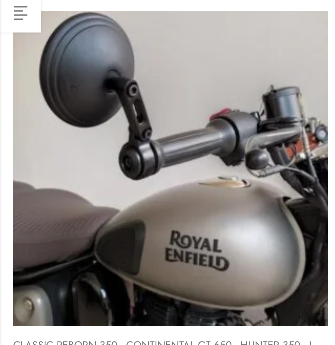 Autobird Jawa Mirror( Fits All Royal Enfield & JAWA)