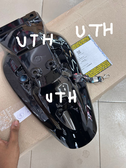 Royal Enfield RAQ00681/A – Rear Mudguard (Painted Black) | Genuine OEM for Hunter 350 (Dapper, Metro, Metro Rebel, Retro/Factory)