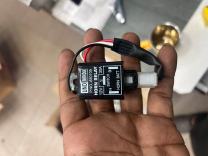 UNO MINDA 860109 – 3-Pin Horn Relay | 12V 30A Universal Horn Relay for Motorcycles and Cars