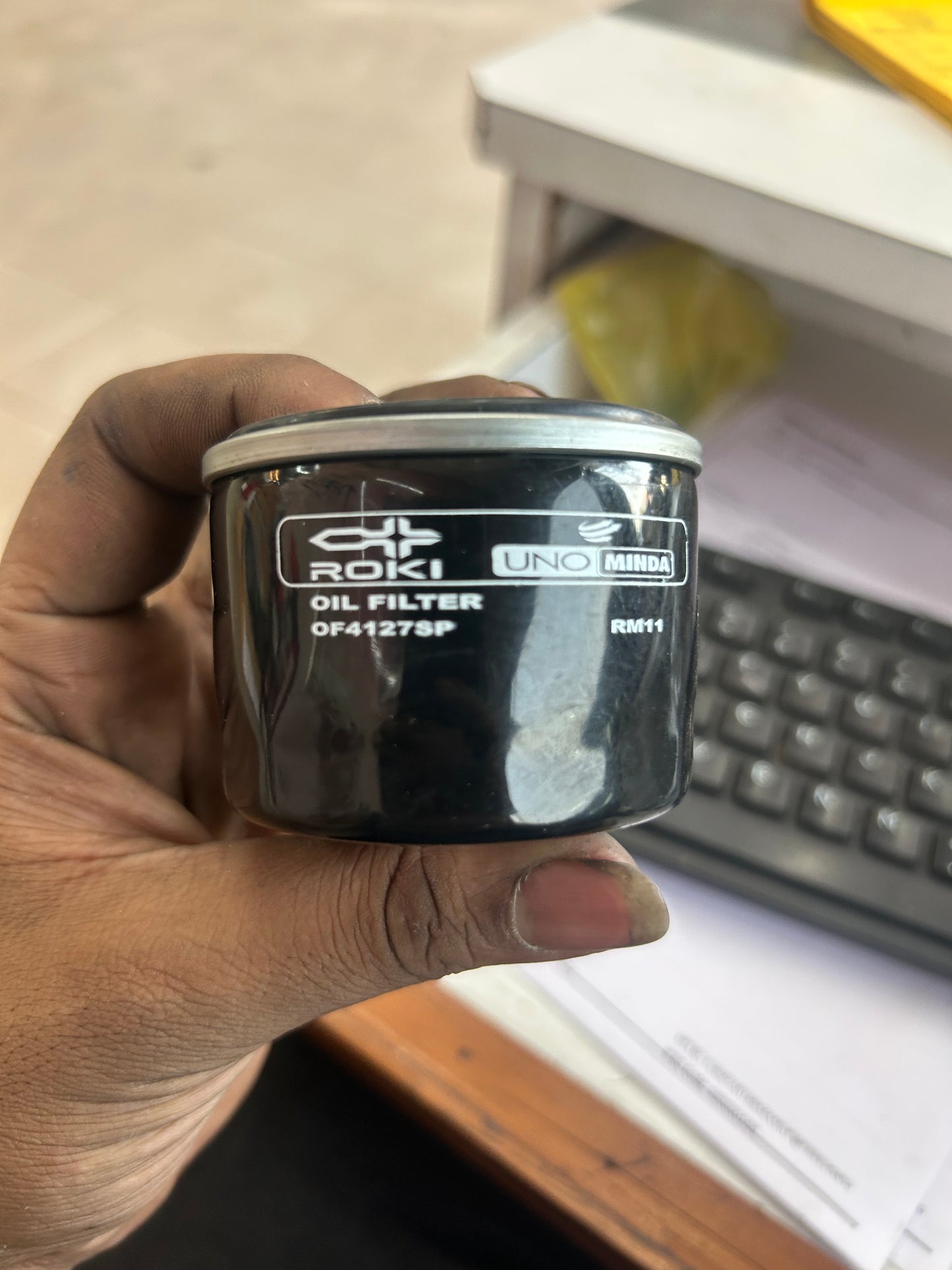 UNO MINDA OF4127SP Oil Filter – Compatible with Renault Kwid 1.0L & 0.8L Petrol Models