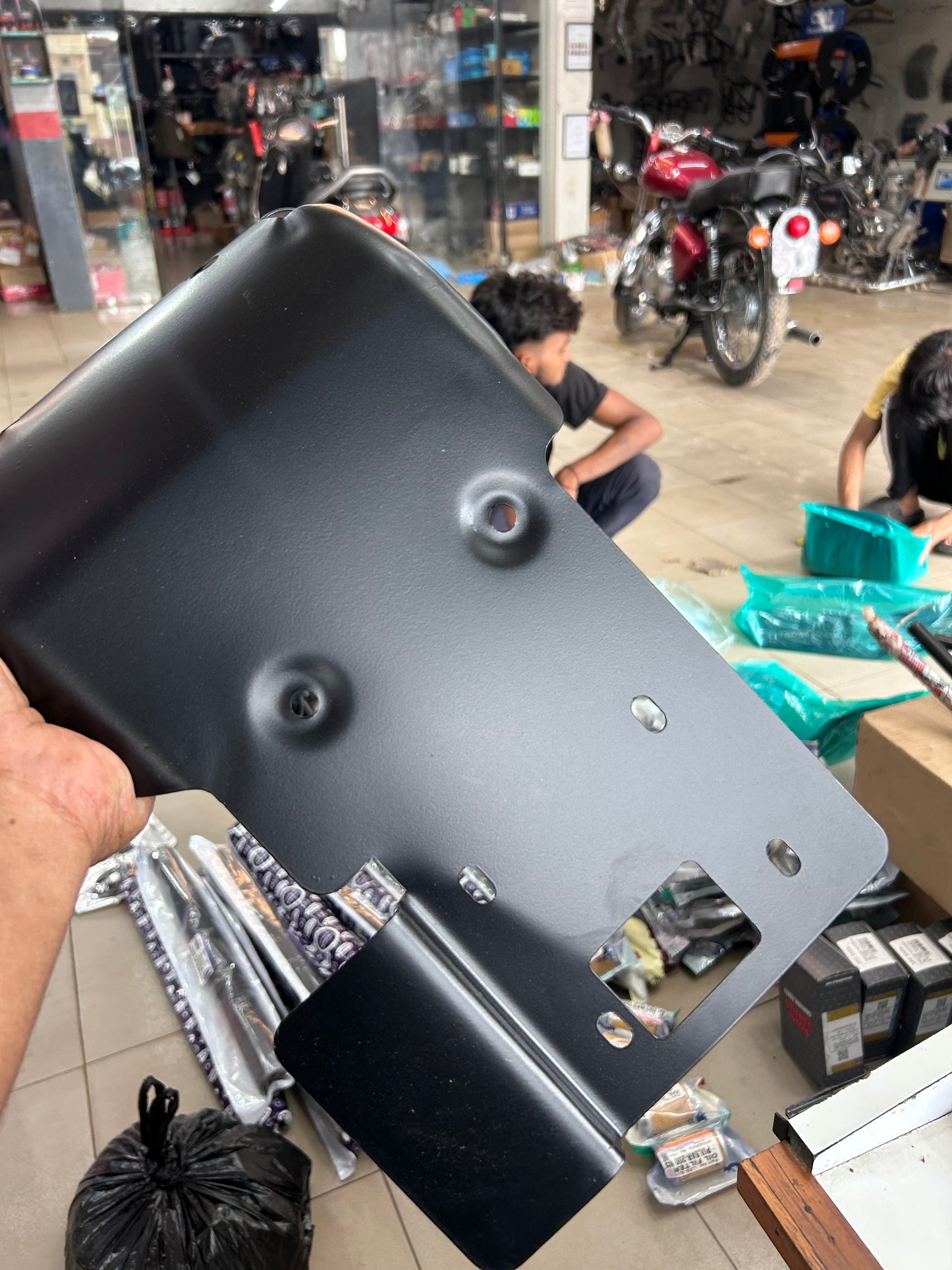 Heavy-Duty Sump Guard – Compatible with Royal Enfield Classic 350, Standard 350, Electra (UCE Models)