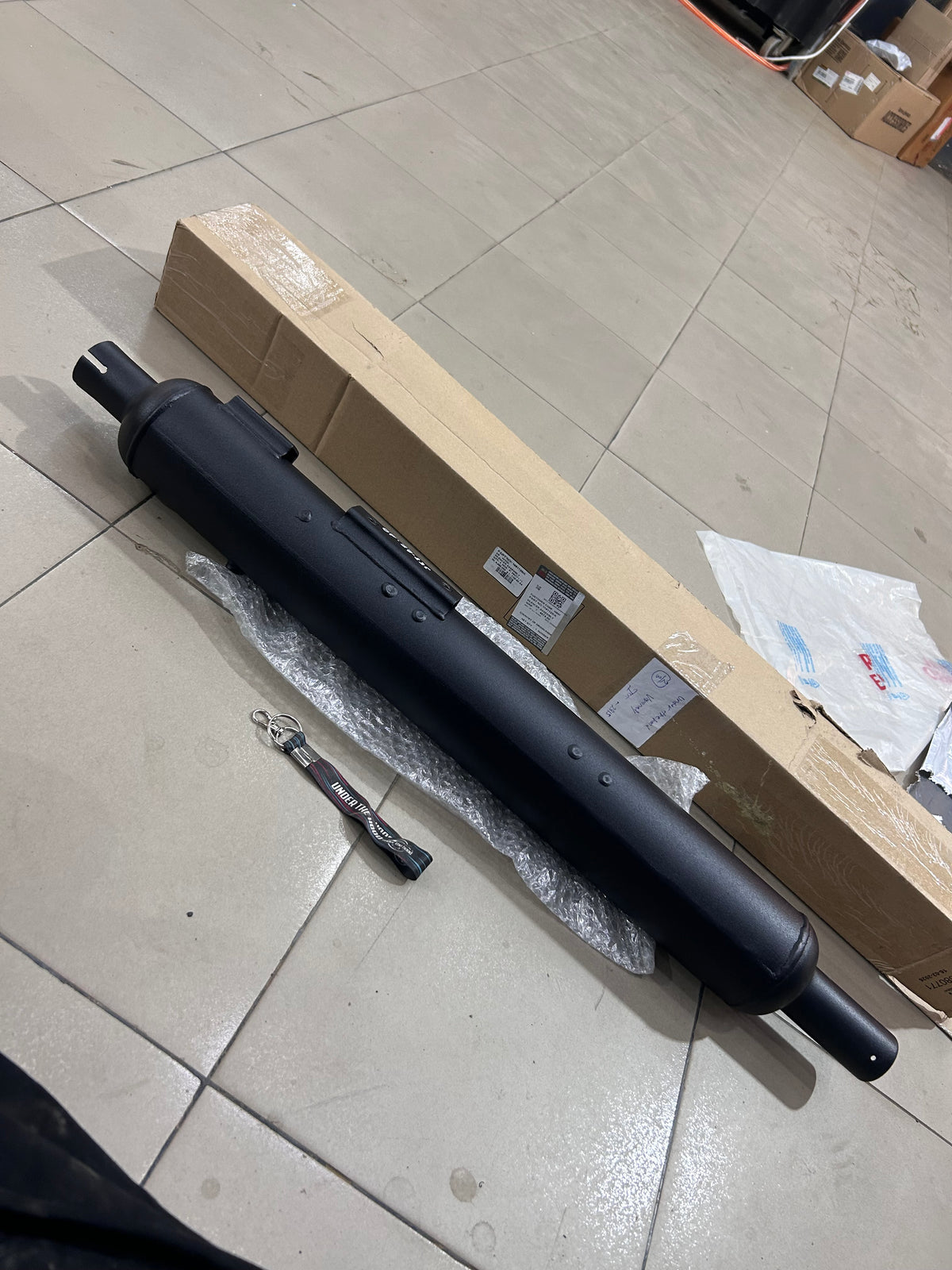 Royal Enfield Silencer Assembly (Plated, OE) — Classic 350 UCE ABS – BS4 (India) — 1041125/A
