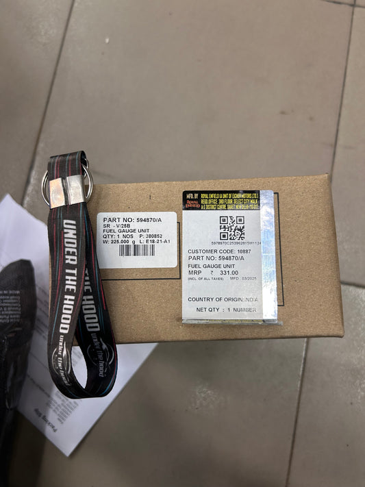 594870/A – Fuel Gauge Unit (Tank Level Sensor) for Thunderbird 350, Thunderbird 500, Thunderbird X 350/500 & Rumbler 350/500 (BS3–BS4) – Genuine Royal Enfield