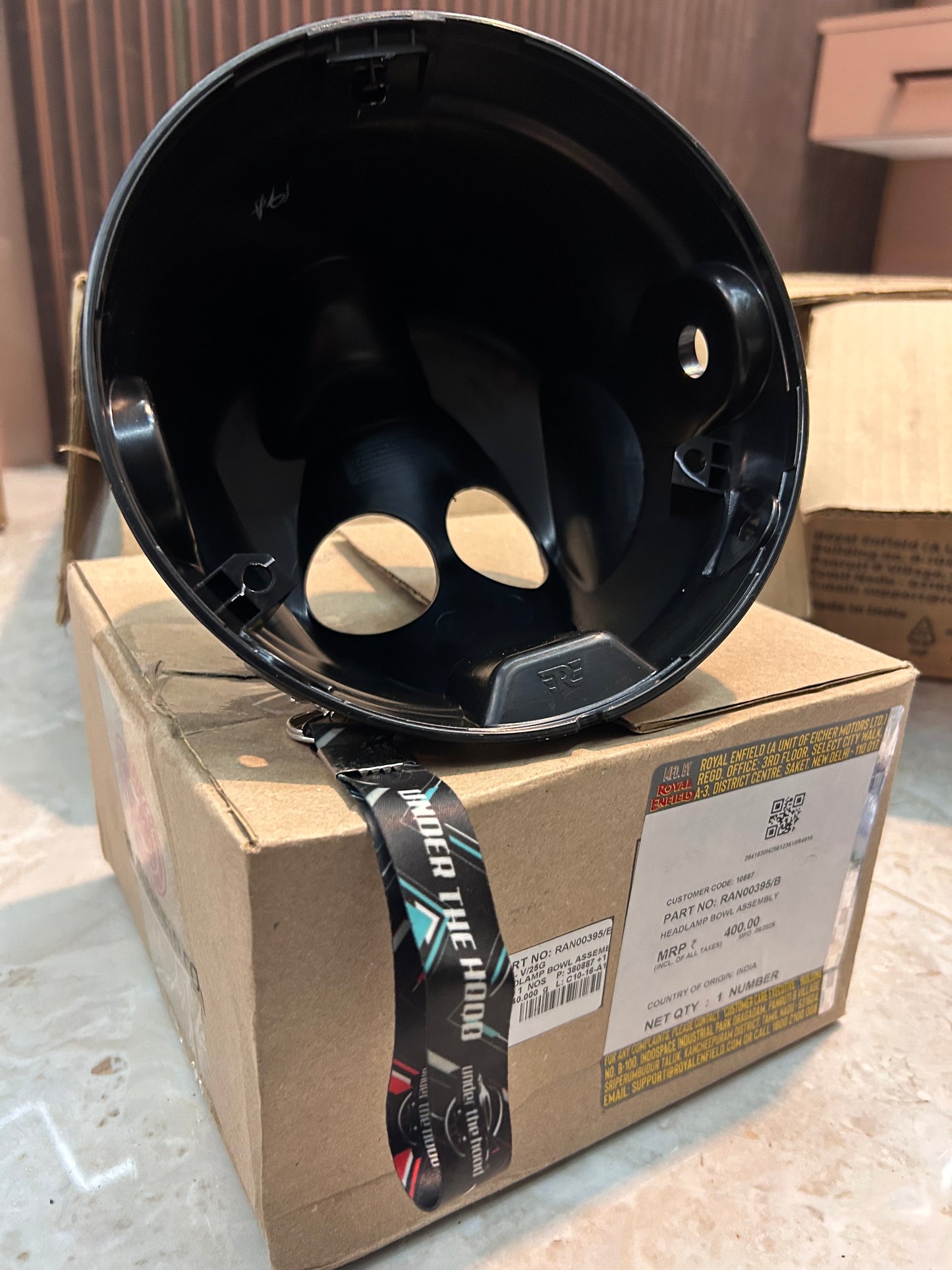 Royal Enfield RAN00395/B – Headlamp Bowl Assembly | Hunter 350 Dapper / Rebel / Factory (OEM