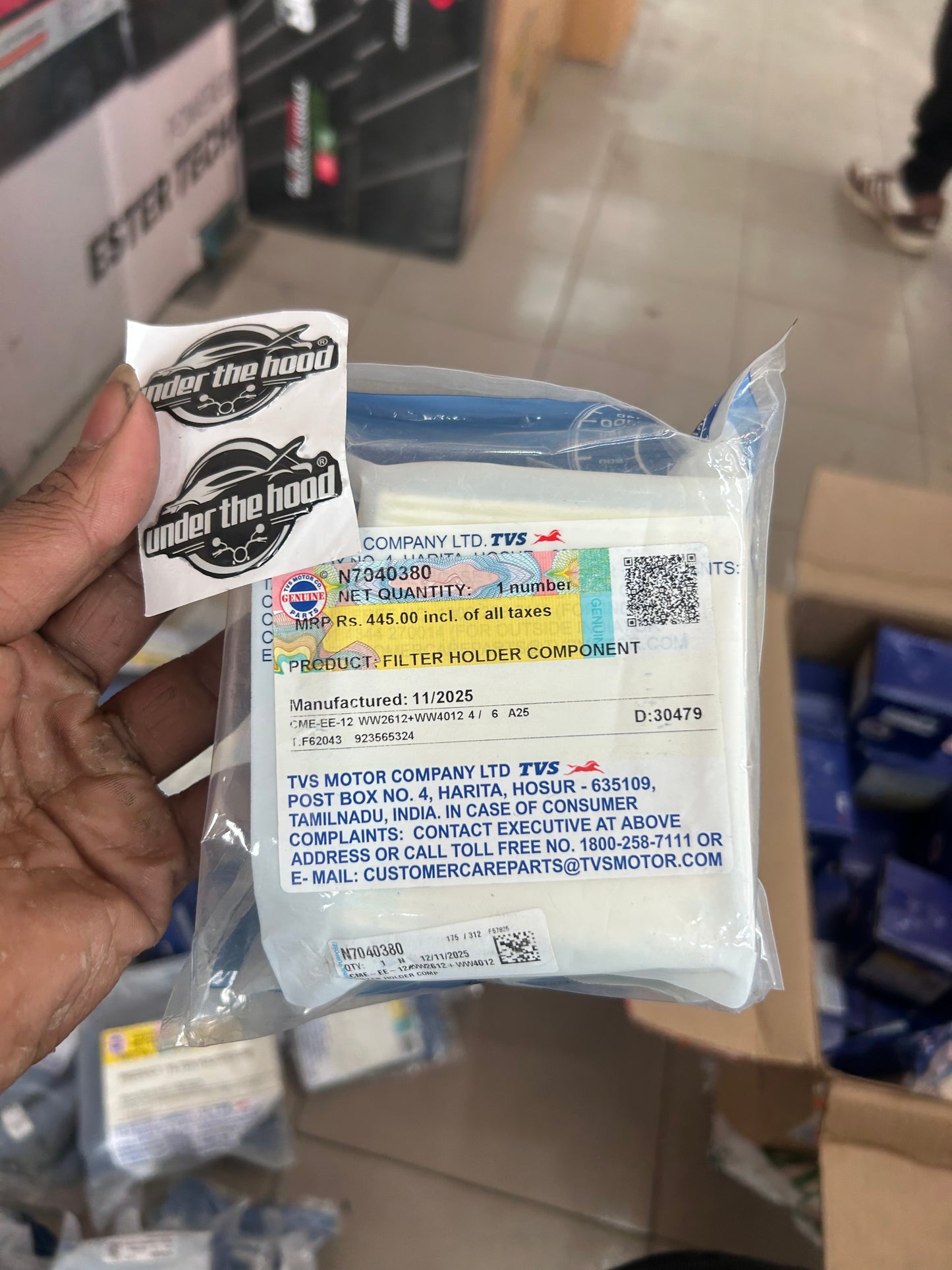 Apache RR310 / BMW G310 Service Kit – Genuine TVS OEM (Air Filter + Oil Filter | Part No. N7081420, N7040380)