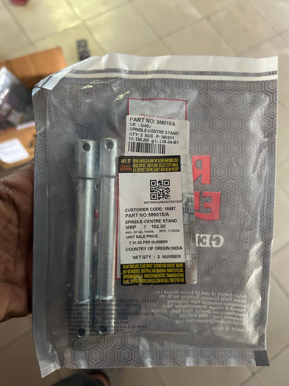 Royal Enfield Spindle – Centre Stand (586015/A) – Genuine OEM Part