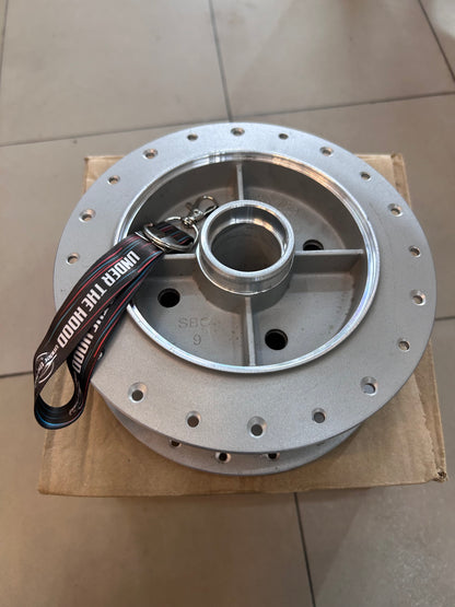 Centre Hub (Rear Drum Hub) – Classic 350 UCE / Bullet 500 UCE – RAT00026/A (Textured Silver, Replaces 804006 / 141103)