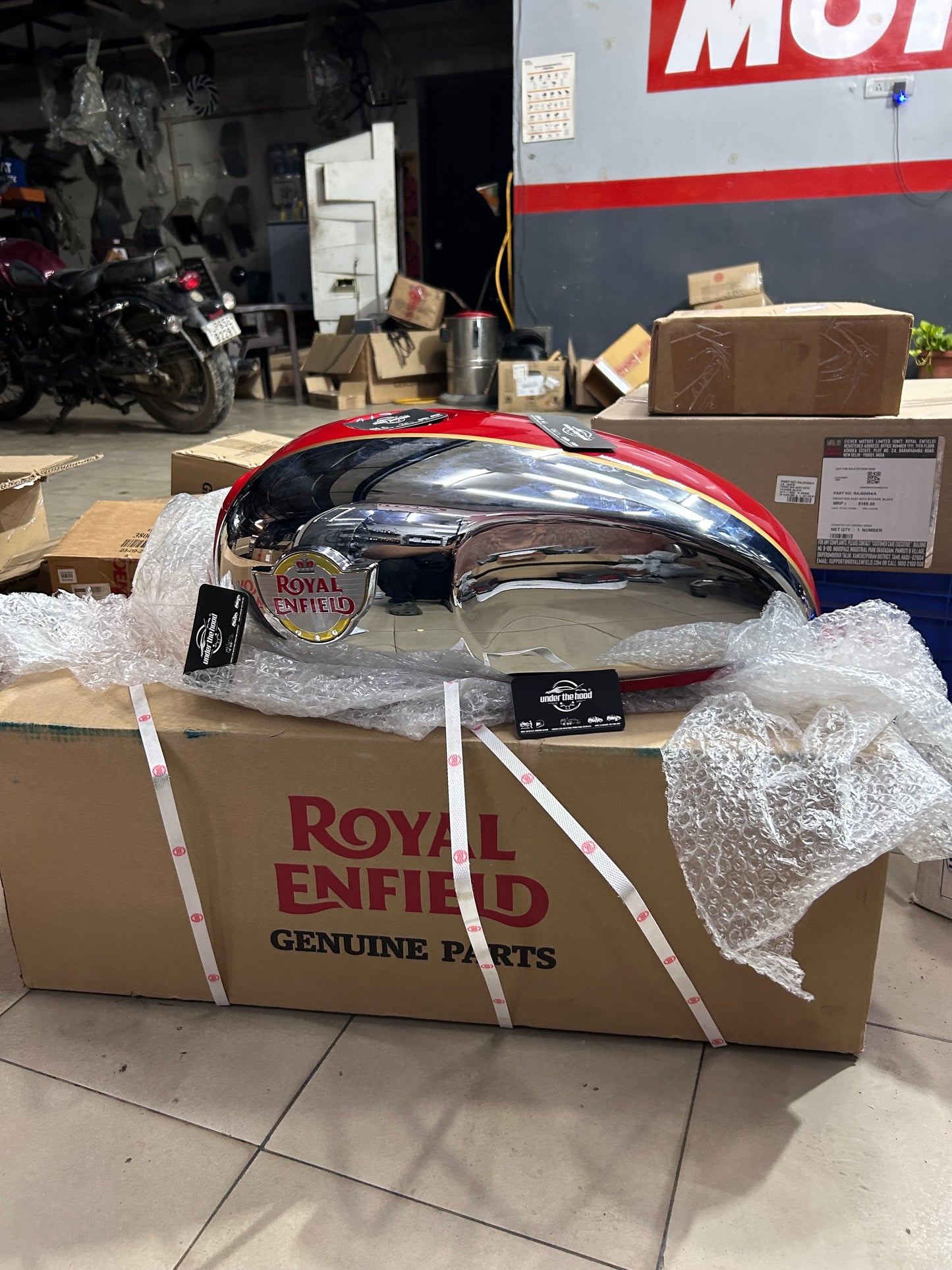 Royal Enfield Fuel Tank Painted Mark 2 for Interceptor 650 – RAK00796/A