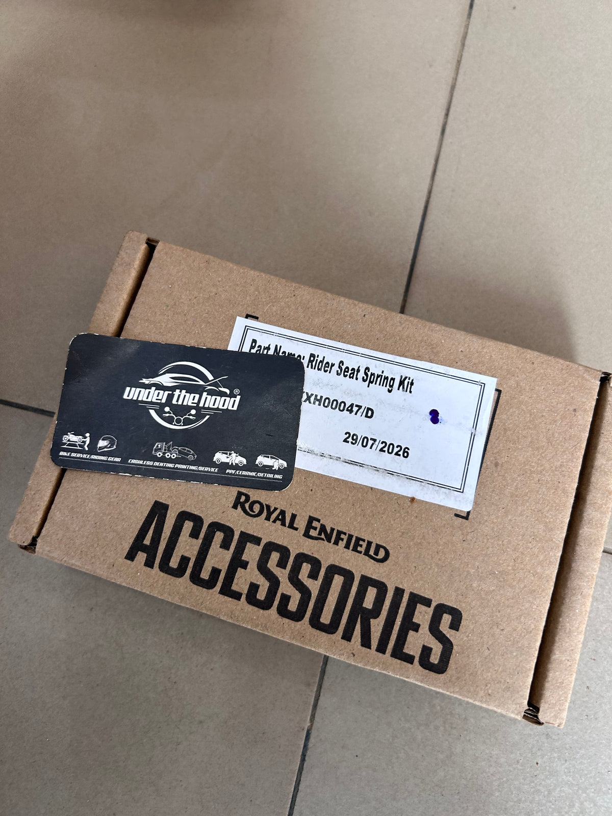 Royal Enfield Classic 350 Silver Rider Seat Springs KXA00080 | Genuine OEM