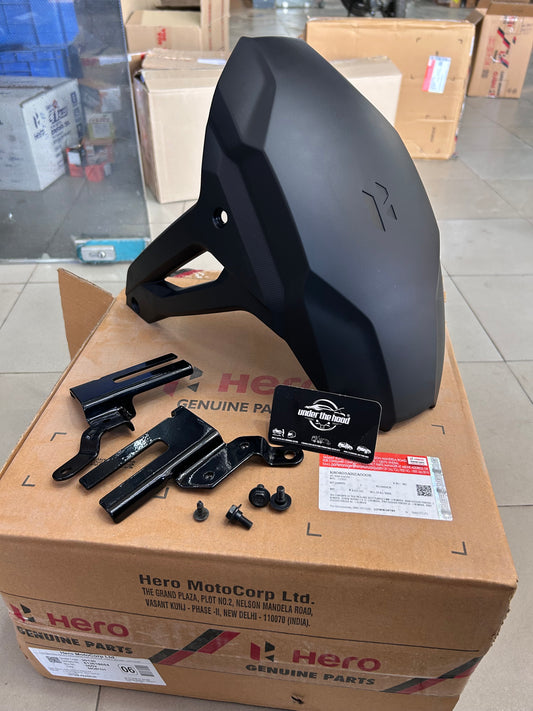 Hero Genuine Rear Hugger Kit for Xtreme 160R, Xtreme 160 4V & Xtreme 160 4V Premium | Rear Hugger Fender / Mudguard Extender / Tyre Hugger | K80805ABZA000S