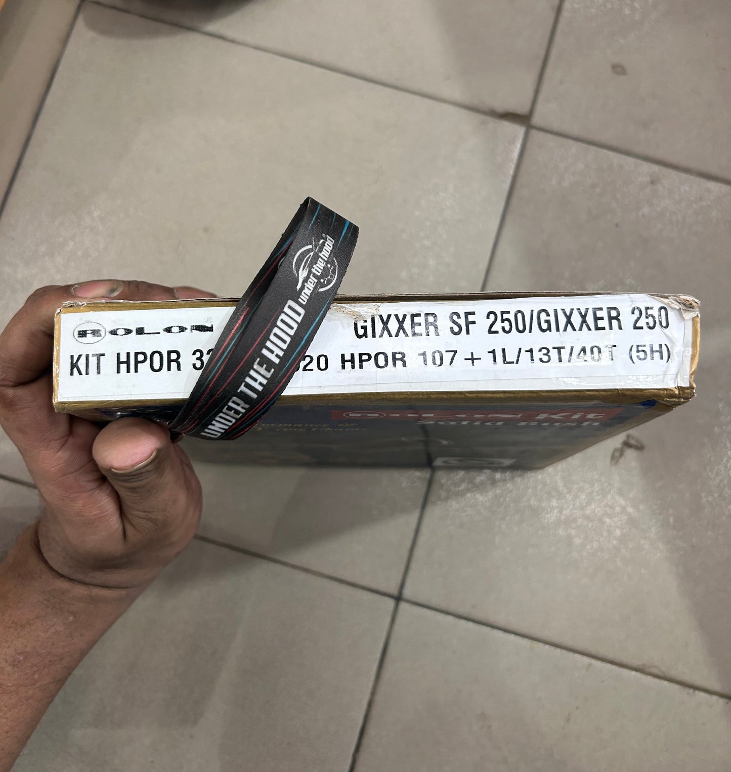 Rolon HPOR 339 High-Performance Chain & Sprocket Kit – Suzuki Gixxer 250 / Gixxer SF 250 (13T/40T, 520 Pitch, 108L)