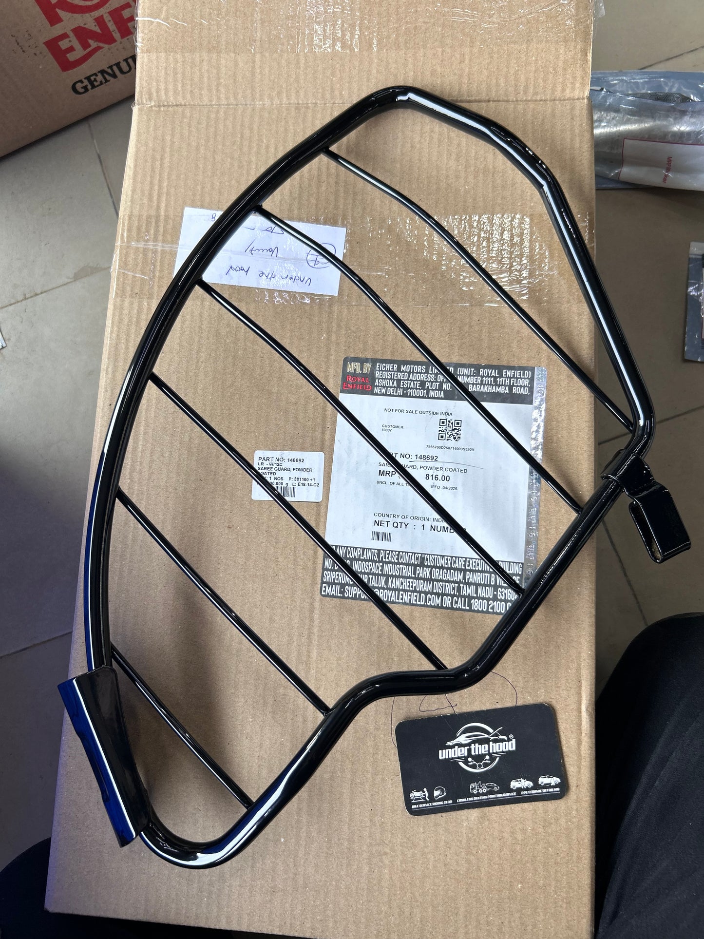 Royal Enfield Saree Guard Powder Coated for Interceptor 650 & Continental GT 650 – 148692