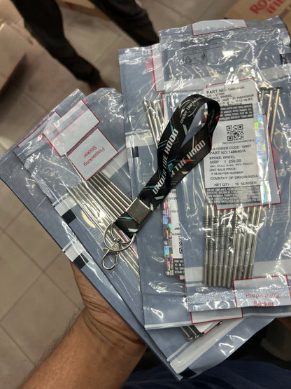 Royal Enfield Front Wheel Spoke & Nipple KIT (40 + 40 pcs) — Interceptor 650 / Continental GT 650 — 148640 (Spokes) + 585179 (Nipples) | Genuine OE