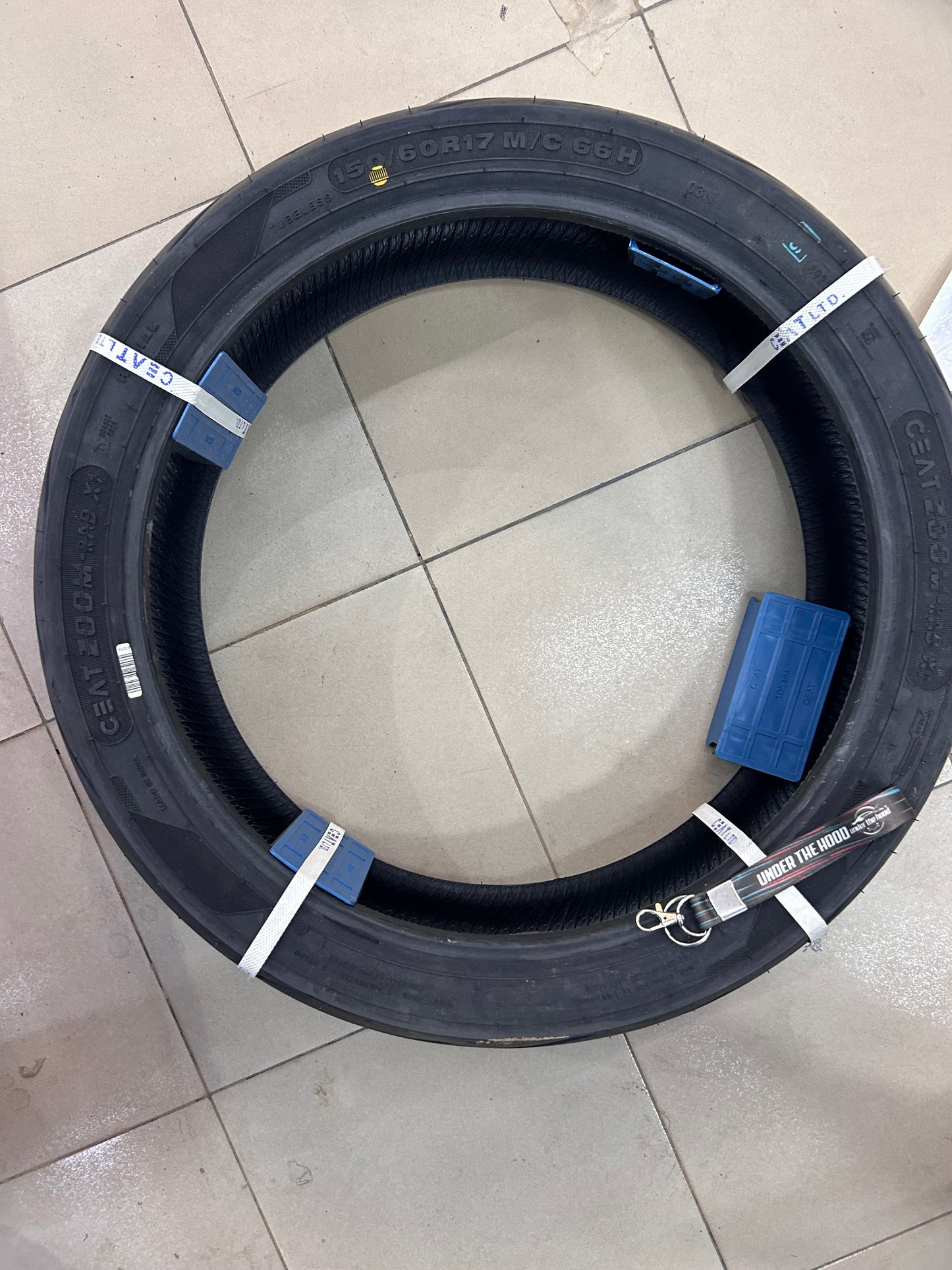 CEAT Zoom Rad X1 150/60 R17 66H Tubeless Rear Bike Tyre – Sport Touring Radial for 150/60R17 Motorcycles