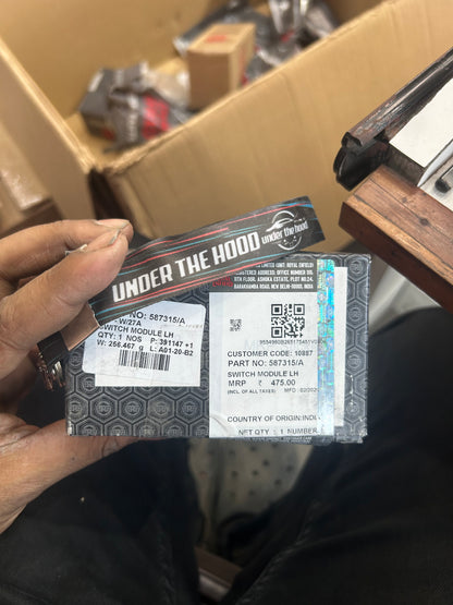 Royal Enfield Switch Module LH / Handlebar Left Switch – Himalayan 411 (BS3, 2016–2017) – Part No. 587315/A