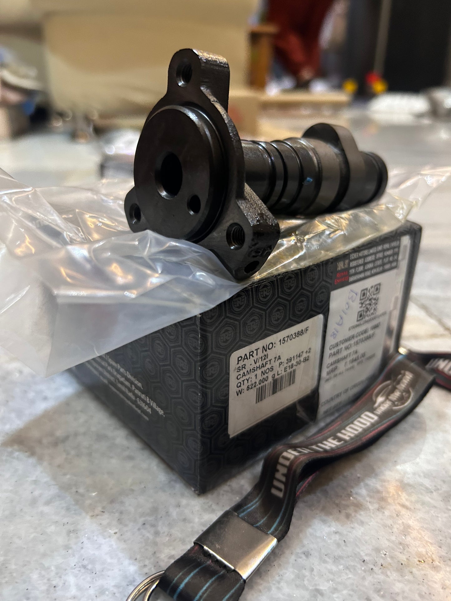 Royal Enfield 1570388/F – OEM Camshaft 7A for J-Series 350 (Meteor, Hunter, Classic Reborn & New Bullet)