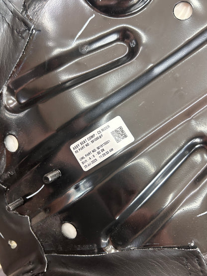 Royal Enfield 591066/F Split Seat Assembly – Rider – Genuine OEM Solo Rider Seat for Classic 350/500 UCE