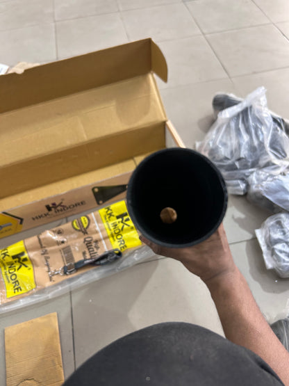 HKK Indore HKM4 Black Silencer for Royal Enfield Classic 350 Reborn J-Series