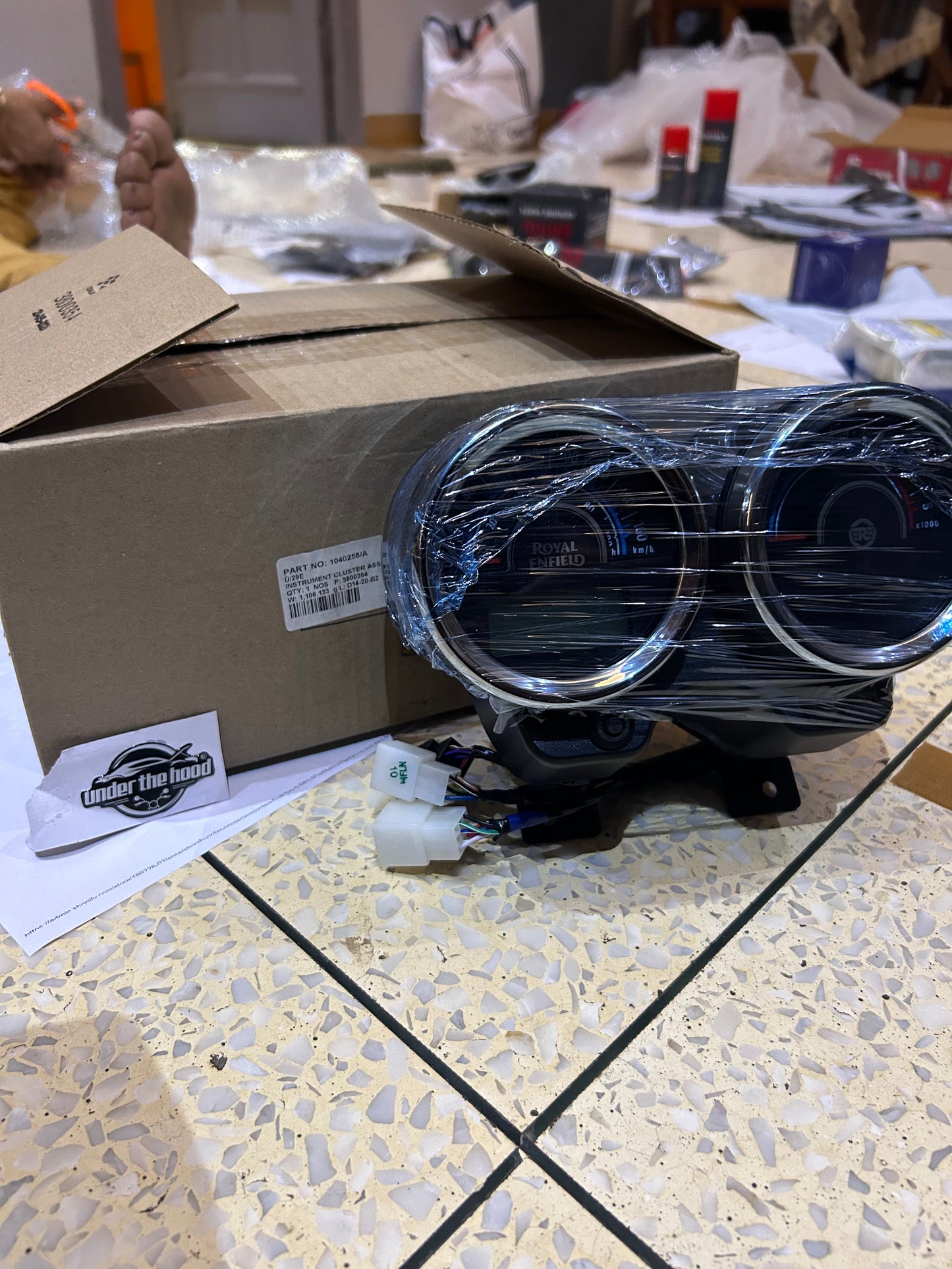 Royal Enfield Thunderbird 350 Instrument Cluster Assembly VT-31 – 1040258/A | OEM Speedometer Console (2010–2019, BS3 & BS4 UCE)