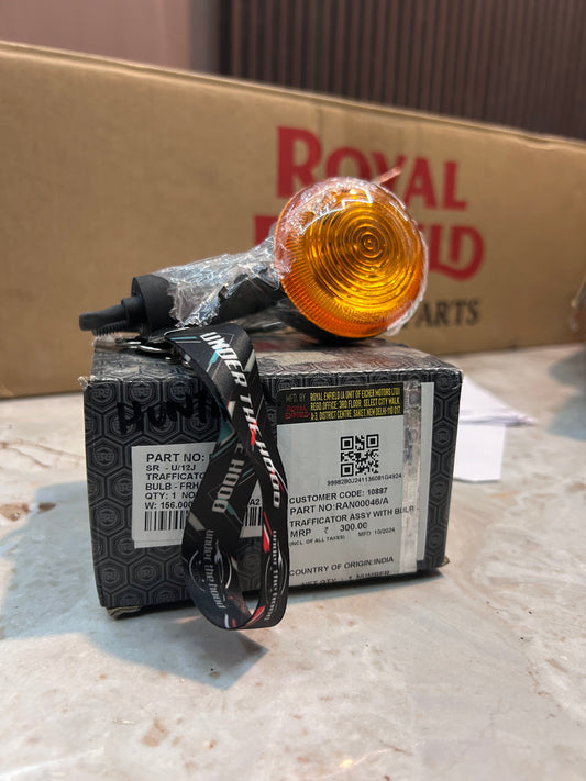 Royal Enfield RAN00046/A – Trafficator Assembly with Bulb (FRH or RLH) for Hunter 350