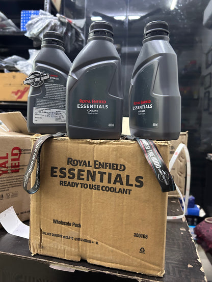 Genuine Royal Enfield Coolant Ready To Use – 400ml Bottle – Sherpa 452 Engine – Himalayan 450 / Guerrilla 450 (Part No. 360108)