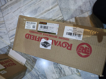 Royal Enfield 1990703 Black Low Ride Rider Seat — OEM Low Profile Seat for Classic UCE