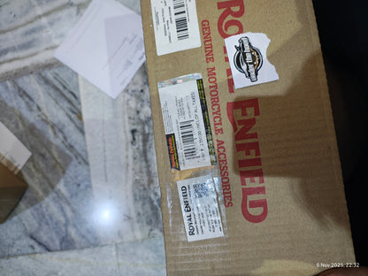 Royal Enfield 1990703 Black Low Ride Rider Seat — OEM Low Profile Seat for Classic UCE