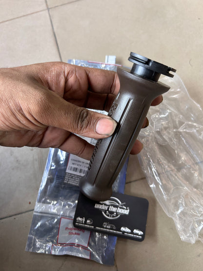 Royal Enfield Brown Grip Combo for Classic 650 Teal Models – Throttle Grip + LH Grip – RAL00778/A + RAL00779/A