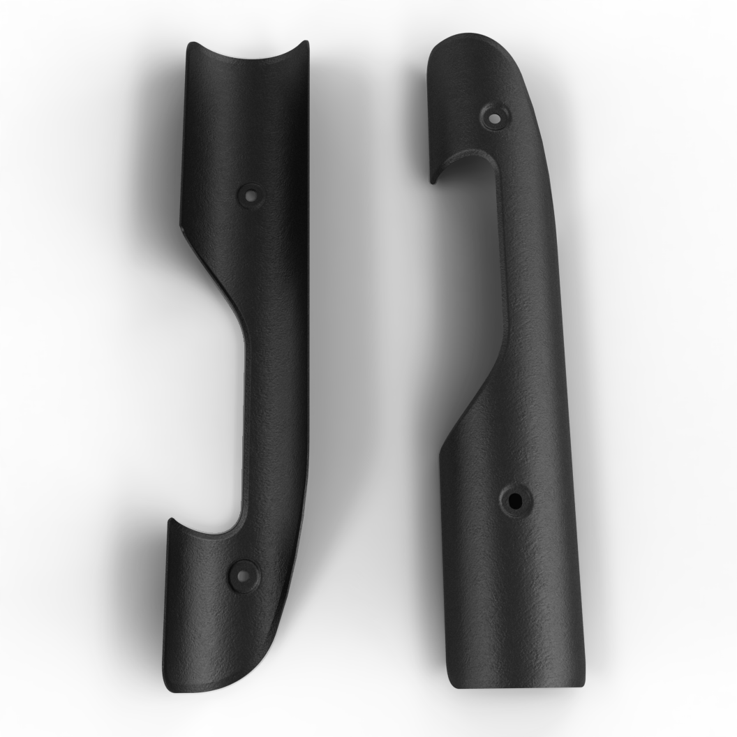 Royal Enfield 1040673/A Exhaust Pipe Guard Black – Compatible with Classic 350 & 500 UCE