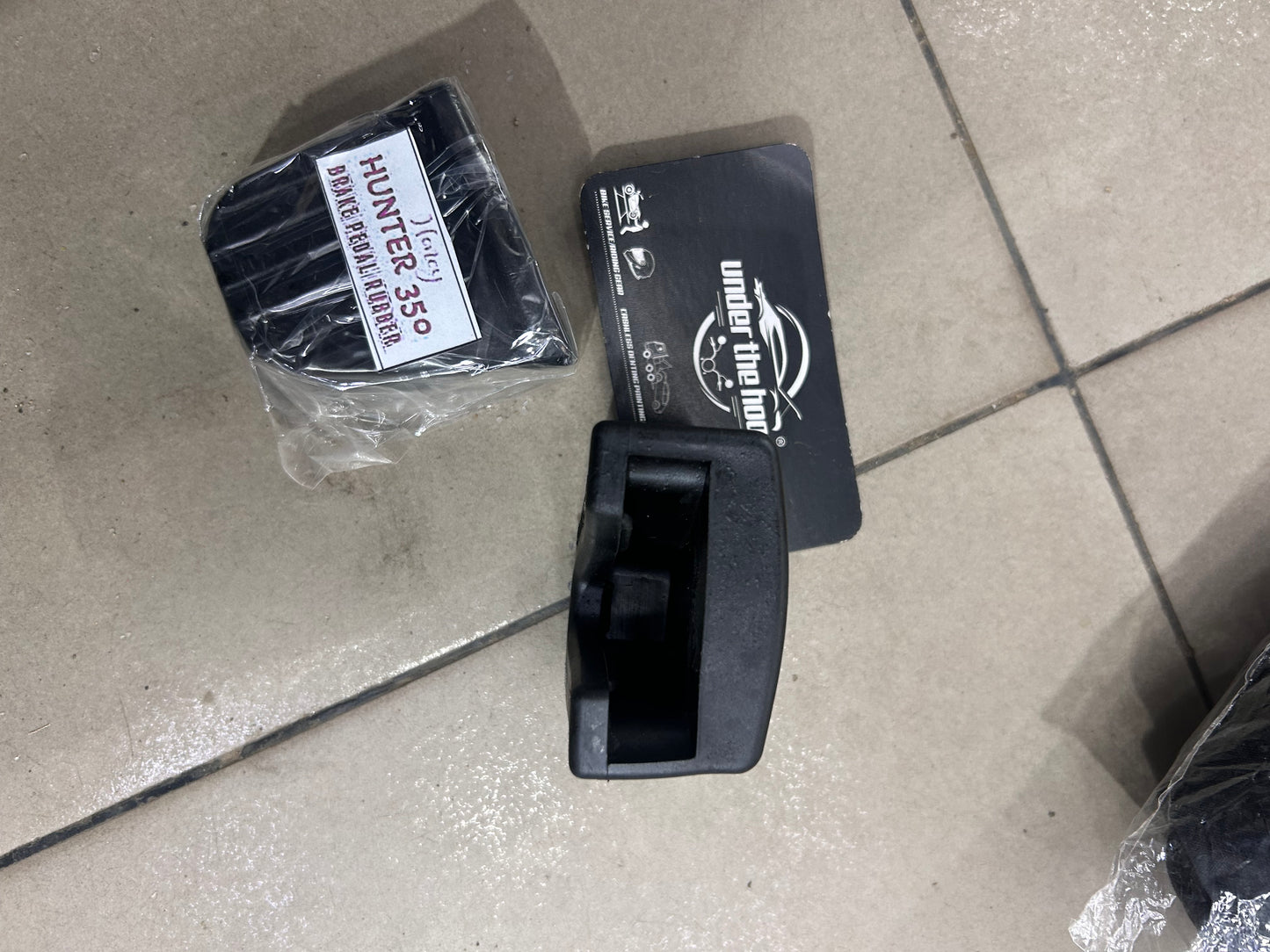 Royal Enfield Hunter 350 Brake Pedal Rubber – Aftermarket Rear Brake Pedal Pad / Brake Lever Rubber Cover