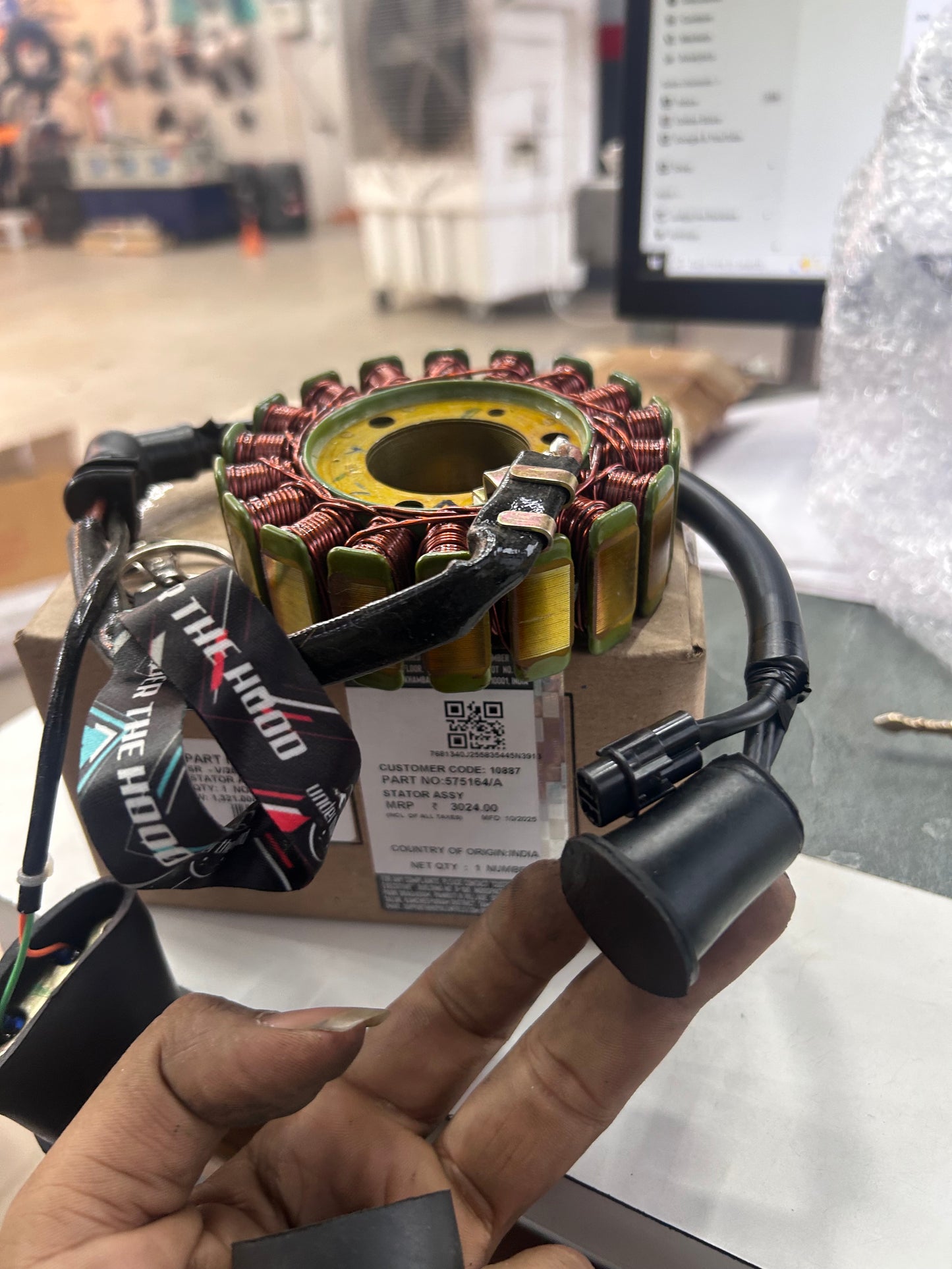 Royal Enfield Stator Assembly (575164/A) – OEM Generator for Interceptor 650, Continental GT 650 & Bear 650