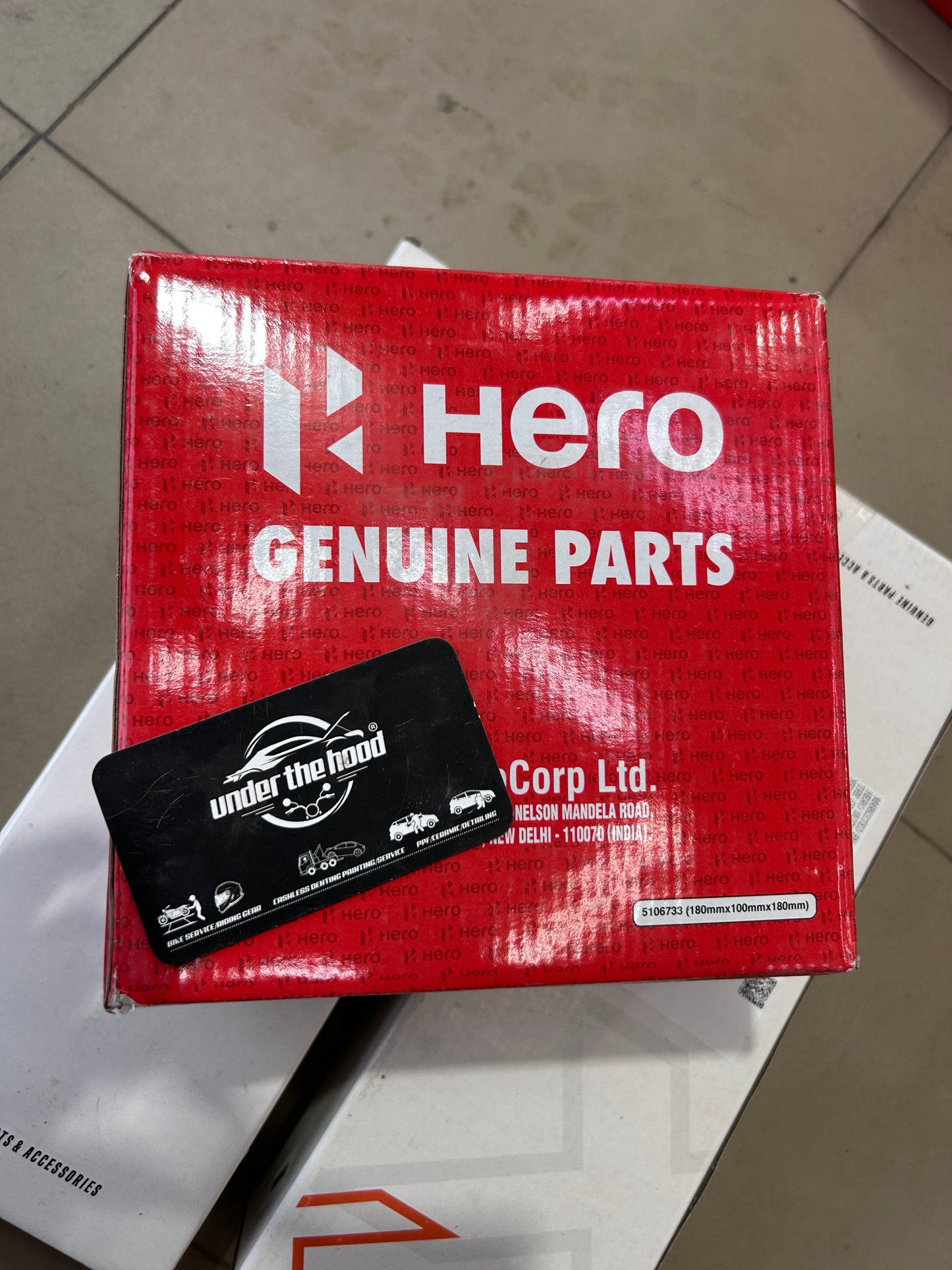 Hero Genuine Backrest Kit for Glamour X | Pillion Back Support / Rear Backrest Accessory | ADJRB0M017000G