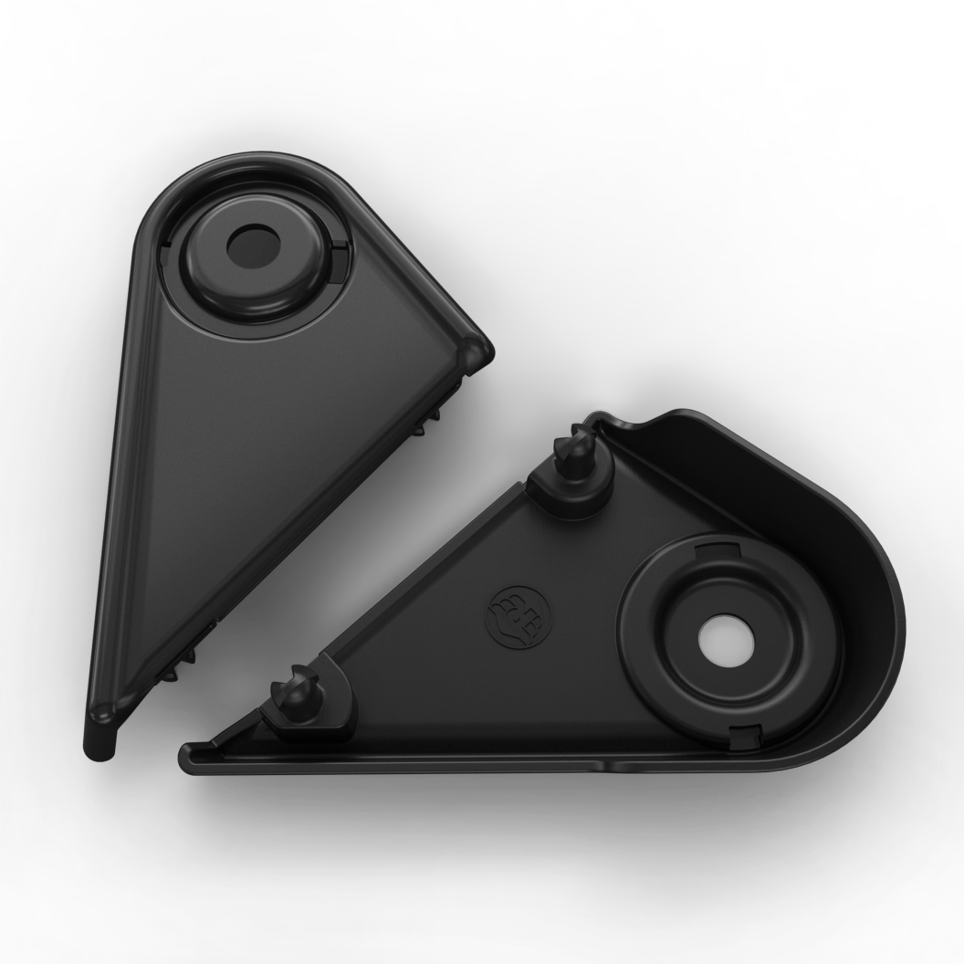 Royal Enfield 1100288/F – Side Cover RH Swing Arm (Glossy Black) | OEM for New Classic 350