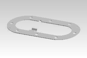 Royal Enfield 1100402/C fuel pump lock plate retainer ring for Classic 350 Meteor 350