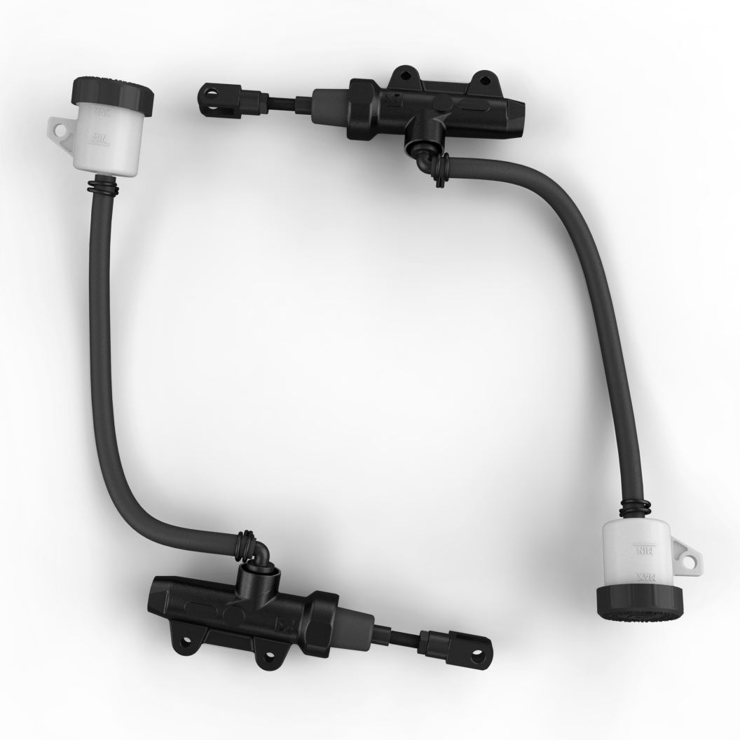 Royal Enfield 1100728/D rear master cylinder assembly for Meteor 350 BS6 Euro‑V