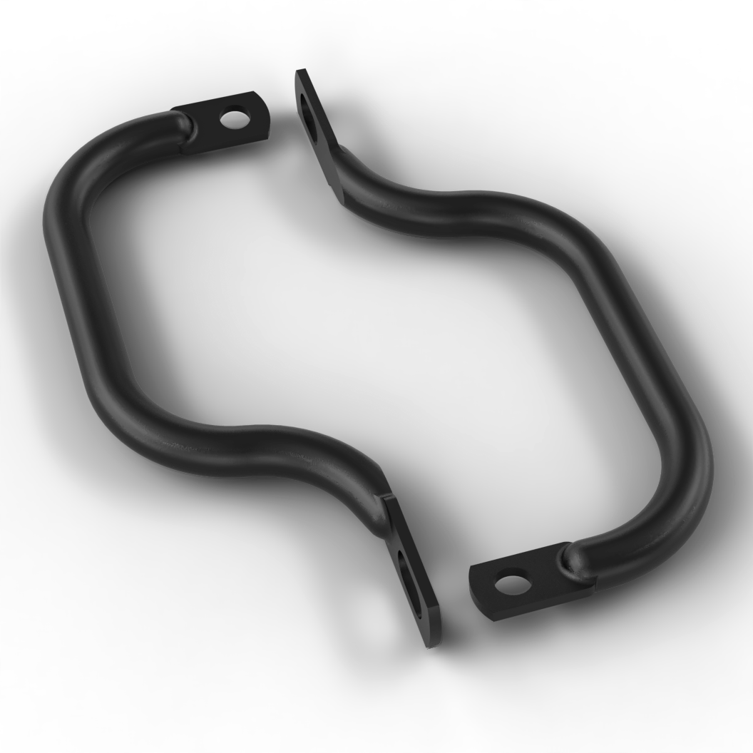 Royal Enfield 111686/C side handle black OEM for Bullet Classic UCE maneuver handle