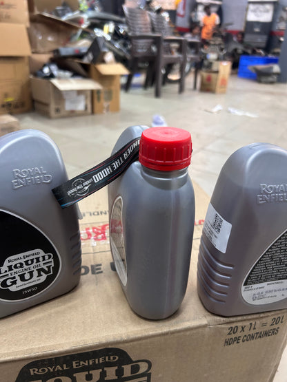 Royal Enfield Liquid Gun Semi Synthetic Engine Oil 15W50 – 1 Litre (Top-Up / Service Support) – 3600012 (UCE + J-Series Grade)