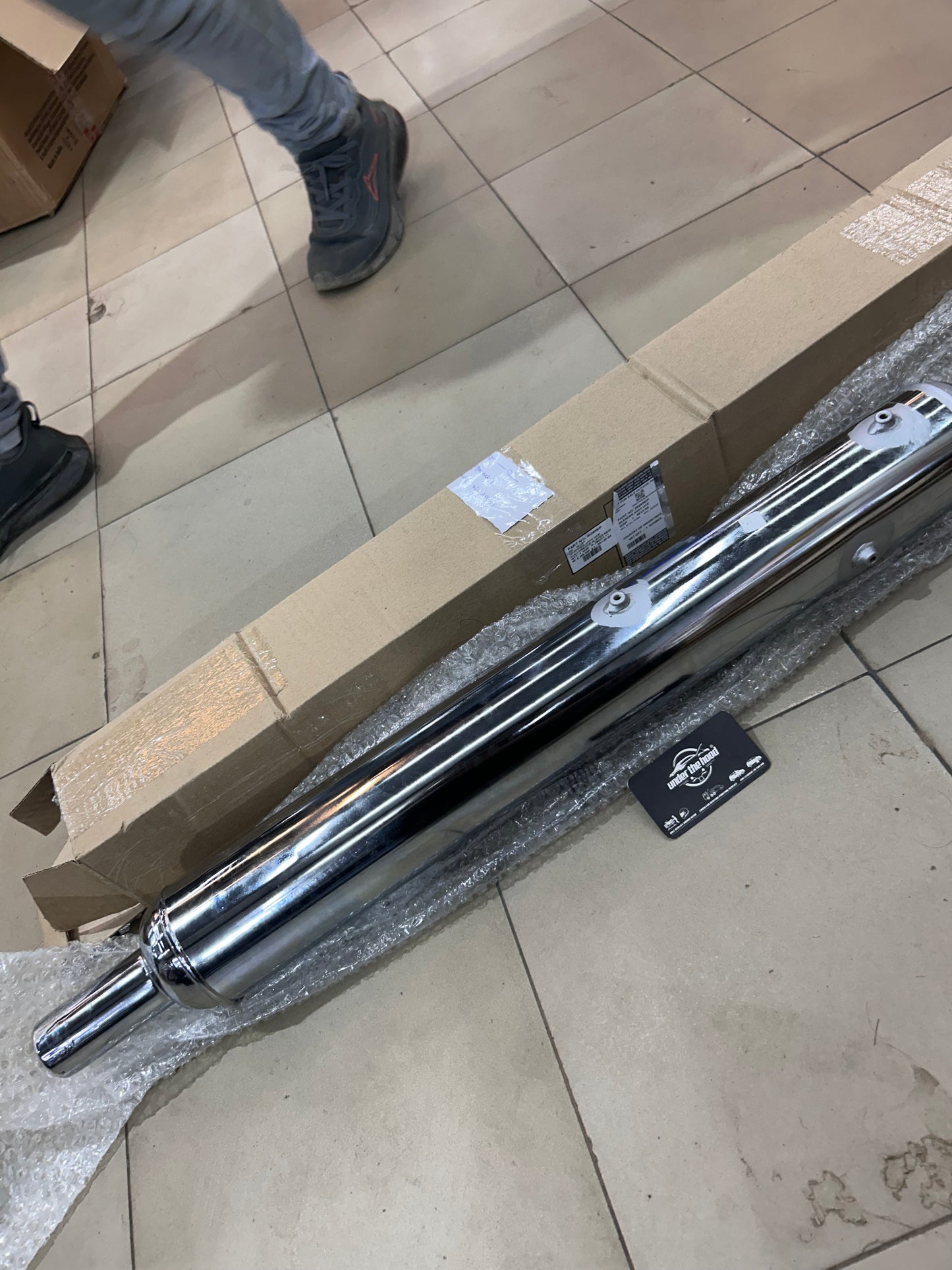 Royal Enfield Silencer Assembly 592858/P for Bullet 350 UCE, Electra 350 UCE & Bullet 500 UCE