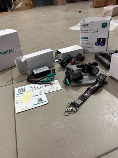 SIMTAC STROBE LIGHTS KIT | FOR BIKES | STB