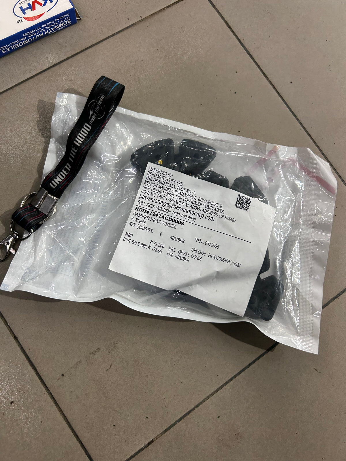 Harley-Davidson X440 / X440 OBDII / X440T Rear Wheel Damper OEM | HDH41241-ACD-000