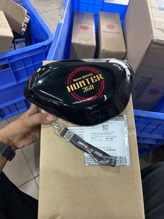 Royal Enfield Side Panel with Sticker LH Red RAV01165/A for Hunter 350 Rebel Red